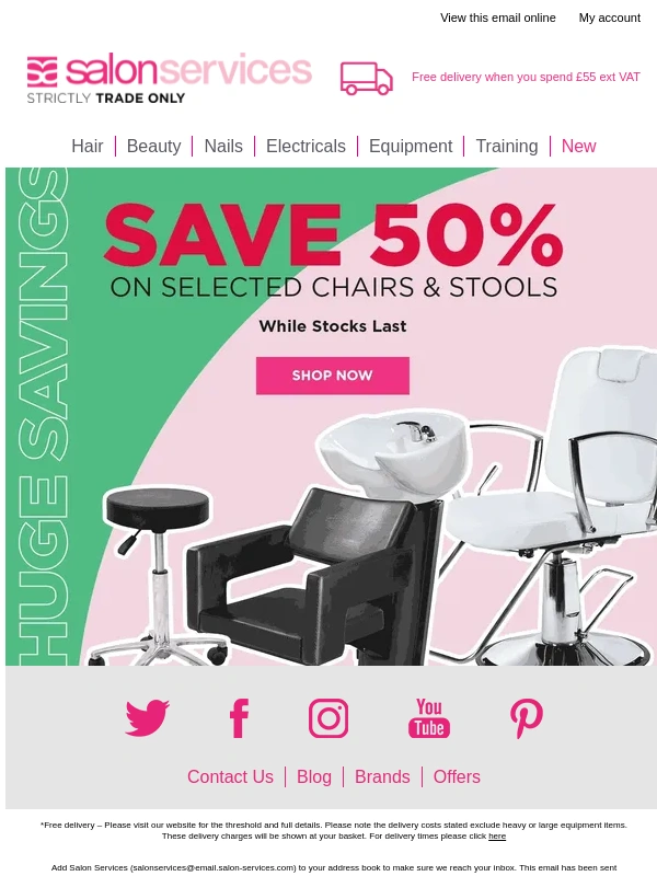 Salon Services - ENDS SOON: Save up to 50% ?