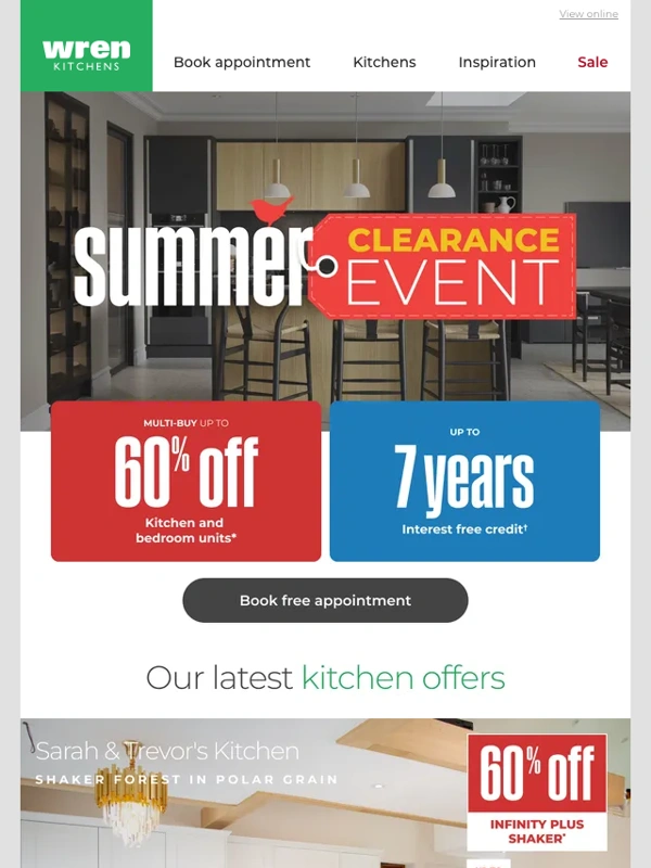 Wren Kitchens - Summer Clearance Event Now On! ?