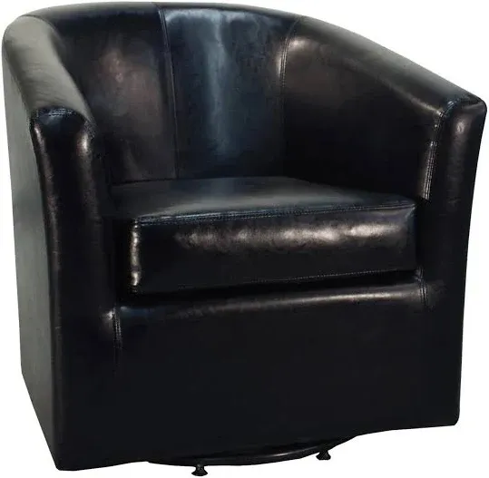 New Pacific Direct Hayden Swivel Bonded Leather Chair