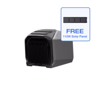 EcoFlow WAVE 3 Portable Air Conditioner + EcoFlow 110W Solar Panel