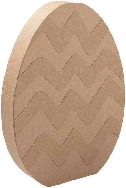 DIY Papier-Mache Chevron Egg
