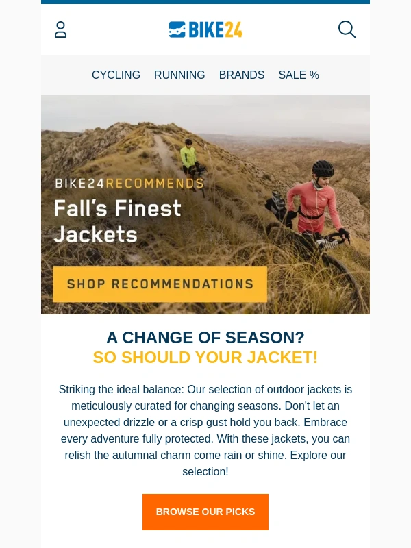 Bike24 - Need an Autumn Jacket,BIKE24-Fan ?