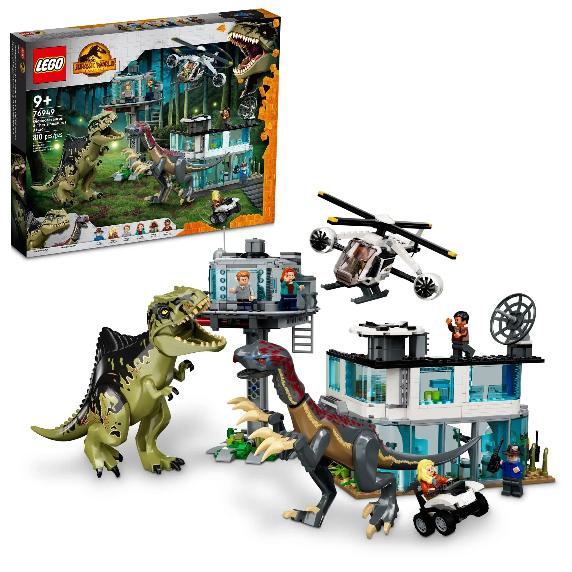 Giganotosaurus & Therizinosaurus Attack 76949 | Jurassic World™ | Buy online at the Official LEGO® Shop US