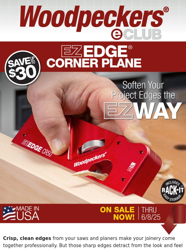 Woodpecker - SAVE up to $30 on the EZ Edge Corner Plane Set!