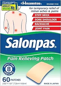 60-Count Salonpas Pain Relieving Patch $7.75 w/ S&S + Free Shipping w/ Prime or $35+