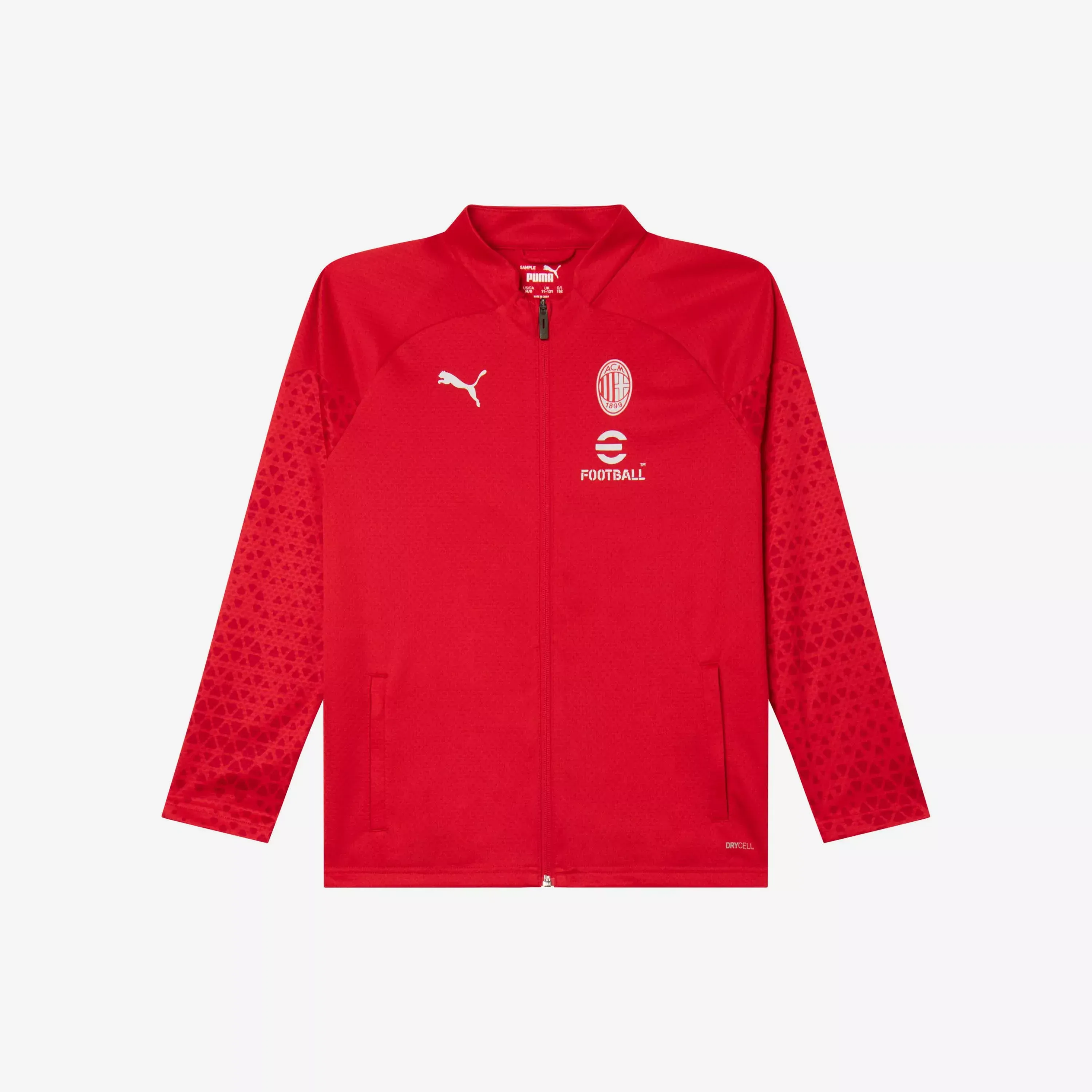 Puma Milan Training 2023/24 Kids Jacket With Zipper And Pockets - male