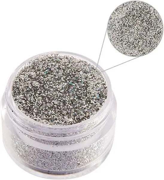 Art Glitter Jet Eye Silver Glitter