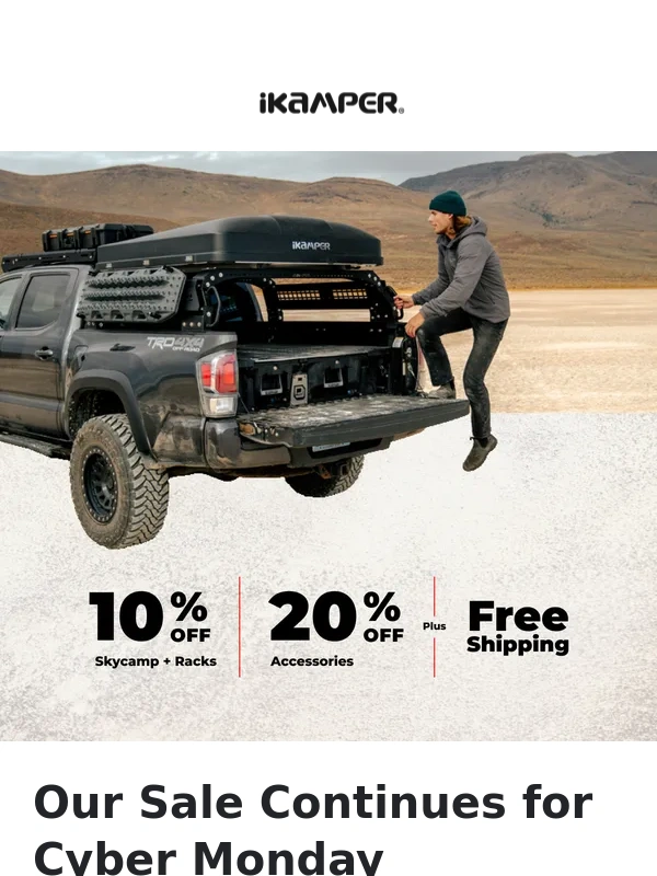 Ikamper - Cyber Monday Deals Continue! Shop Through Dec. 5
