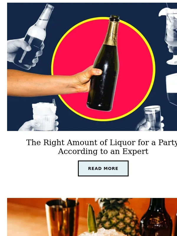 Liquor - The Right Amount of Liquor for a Party,According to an Expert