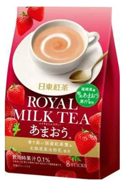 Nittoh Tea Nittoh-Tea Royal Milk Tea Strawberry Flavor 8bags