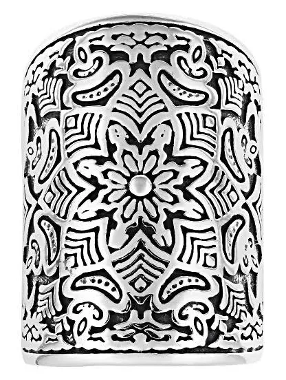 Sterling Silver Floral Statement Ring
