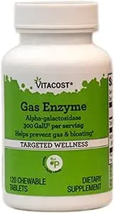 Vitacost Gas Enzyme Alpha-galactosidase 300 GalU per Serving