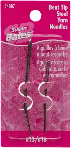 Susan Bates Bent Tip Steel Yarn Needles
