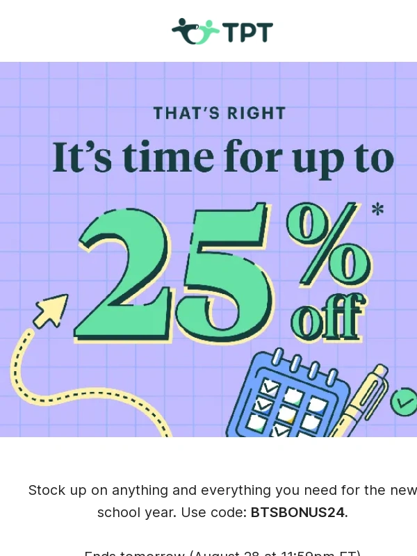 Teachers Pay Teachers - Today’s a great day for a bonus sale! ?