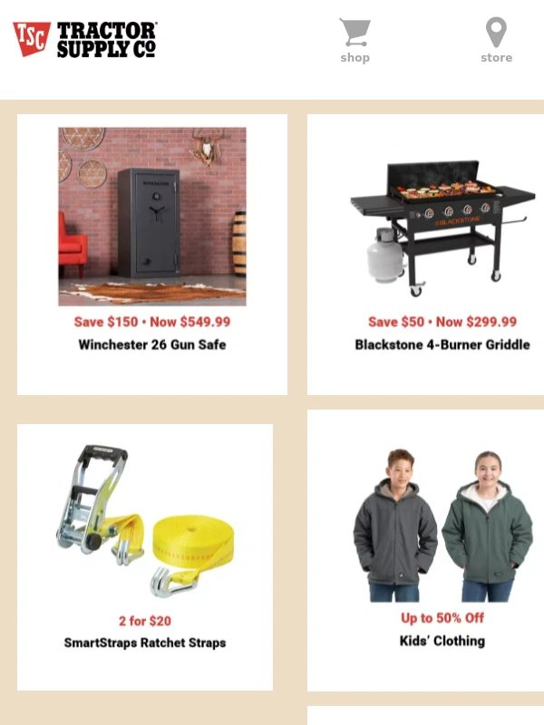 Tractor Supply - ** Save Today ** Up To 60% Off Happening Now!