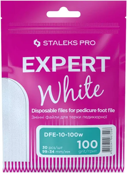 Staleks Pro Expert White Disposable Abrasive Kit