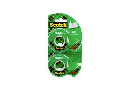 Scotch 600" Magic Tape, 2 ct