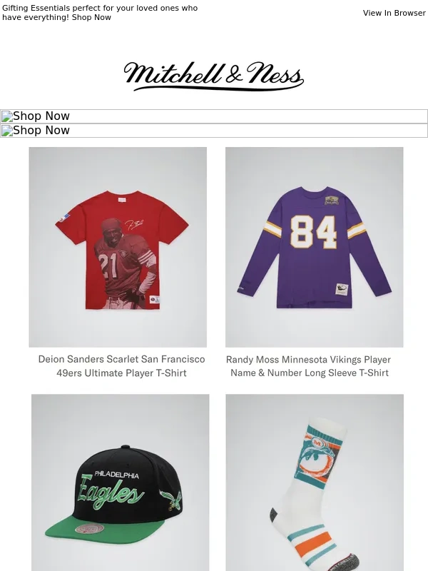 Mitchell & Ness - 35% Off Sale: Tees,Headwear & Accessories!