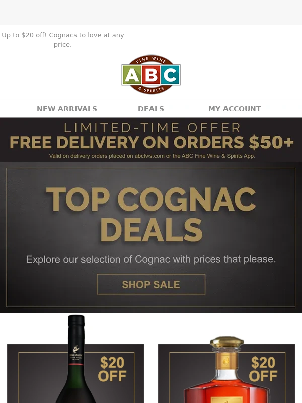 ABC Fine Wine & Spirits - Cognac Deals You Can’t Miss