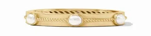 Julie Vos Nassau Stone Hinge Bangle