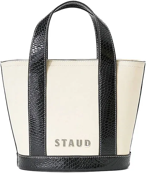 STAUD Allora Leather Tote Bag