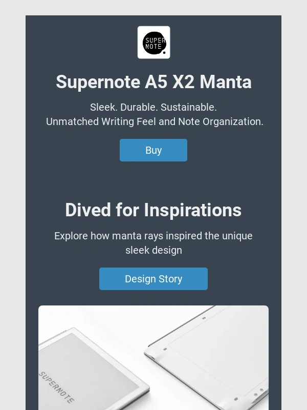 Supernote - Introducing the Supernote A5 X2 Manta