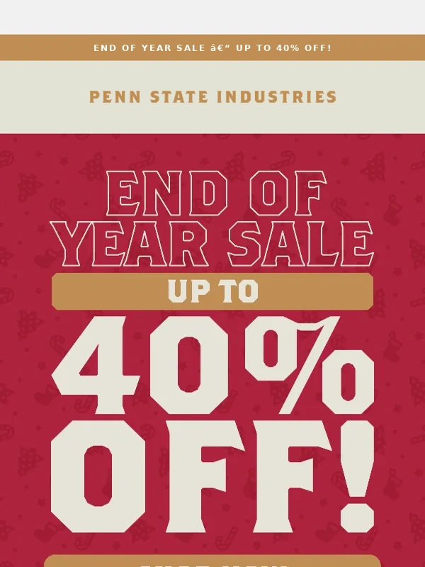 Penn State Industries - Up to 40% Off: Your End-of-Year Deals Await ?