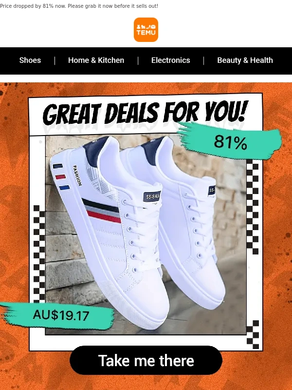 Temu - #Item: shoes