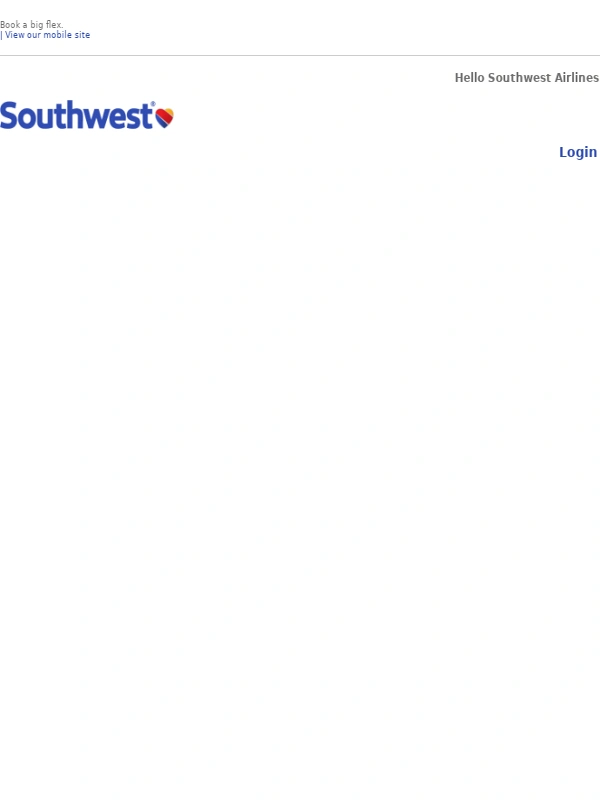 Southwest - Ready? We're flexible