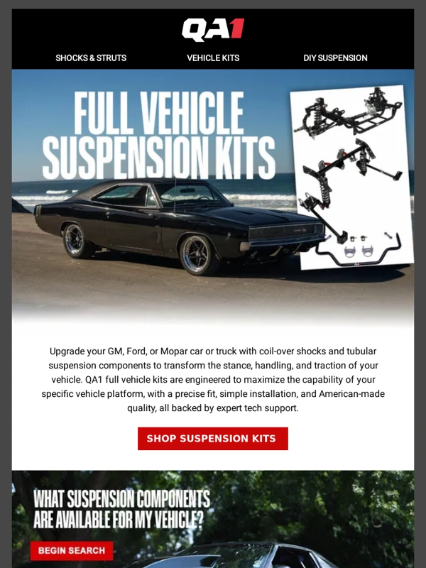 QA1 - How full vehicle suspension kits deliver a better ride and greater control without any of the guesswork