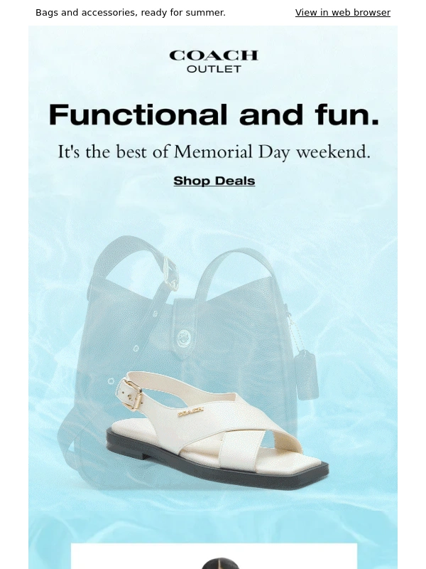 Coach Outlet - Long weekend = extra 20% off select styles and more