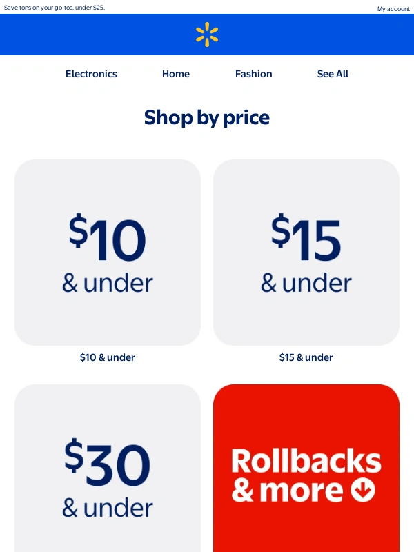 Walmart - Rollbacks & more on 1,000+ essentials ??