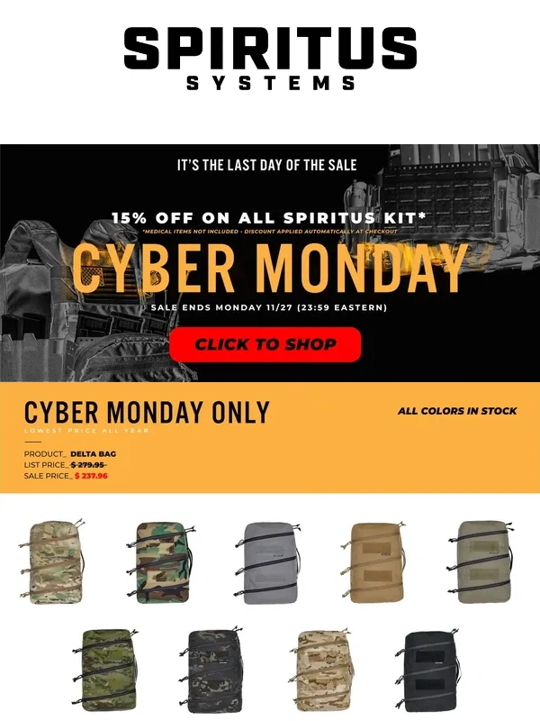 Spiritus Systems - Annual Spiritus Systems Sale ENDS TONIGHT