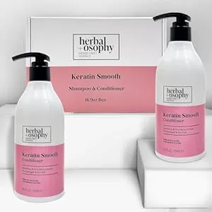 Herbalosophy Keratin Strength Shampoo & Conditioner Set
