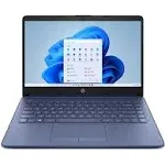 HP Stream 14 inch Windows Laptop Intel Processor N4120 4GB RAM 64GB eMMC Blue (12-mo. Microsoft 365 included)