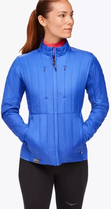 Hoka One HOKA Women's ColdSnap Jacket in Dazzling Blue, Size Medium