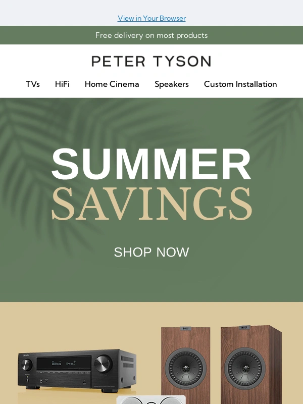 Peter Tyson - Save on tech this Summer