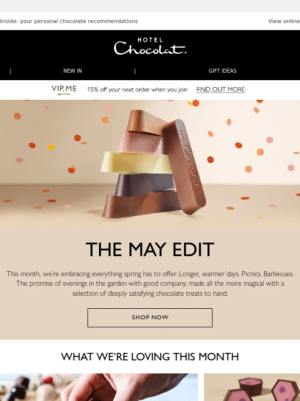 Hotel Chocolat - Your May chocolate edit has arrived