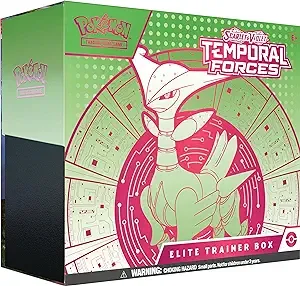 Pokemon TCG: Scarlet and Violet: Temporal Forces: Elite Trainer Box: Iron Leaves, $56.07 at Amazon Global Store UK