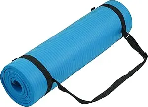 Yoga Mat - 1/2-Inch Extra Thick High Density Exercise Mat, Anti-Tear, Suitable for Various Yoga Exercises