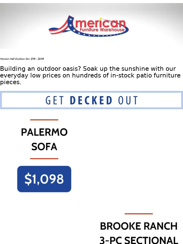 American Furniture Warehouse - Your Perfect Patio Awaits⛱️