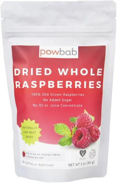Powbab Dried Raspberries