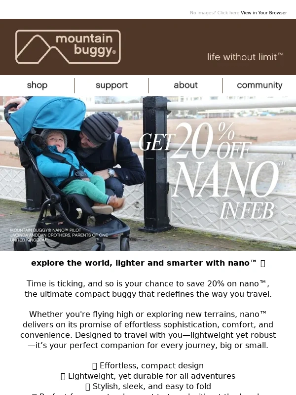 Mountain Buggy - 20% OFF nano™ – Discover Effortless Travel Today ?