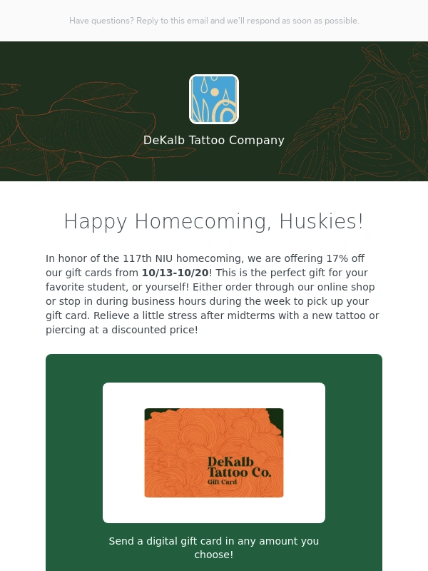 Afterpay - Homecoming Gift Card Sale & Spooky Szn Updates! ? ?