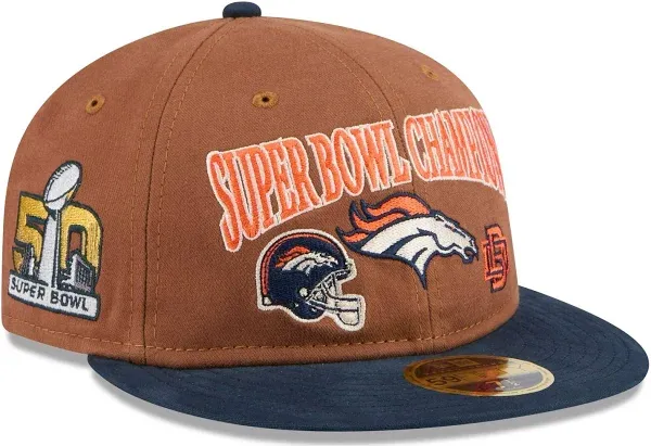 New Era Denver Broncos Champions Retro Crown 59FIFTY Fitted Hat