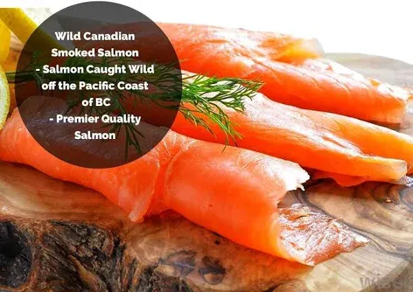 Wild Canadian Sockeye Smoked Salmon Lox