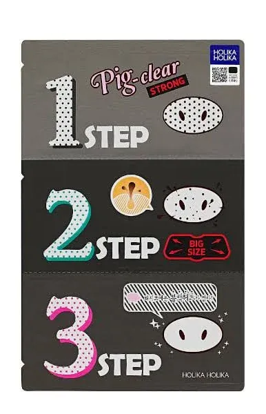 Holika Holika Pig Nose Clear Black Head 3-Step Kit