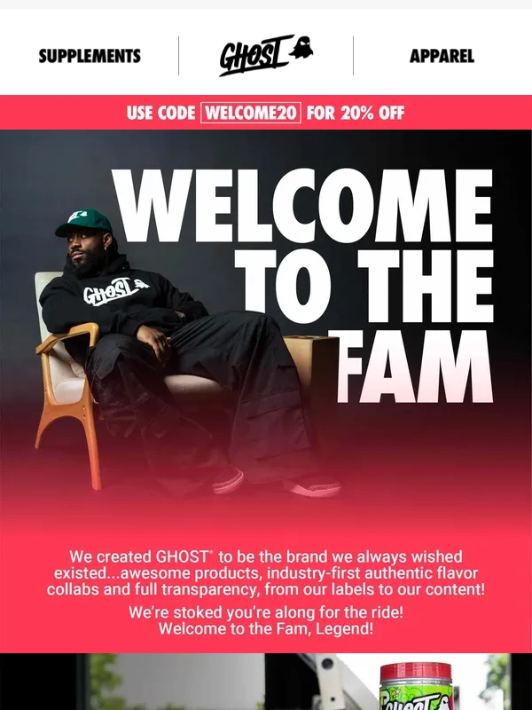 GHOST LIFESTYLE - GHOST® | WELCOME TO THE FAM