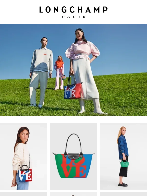 Longchamp - Le Pliage with a message