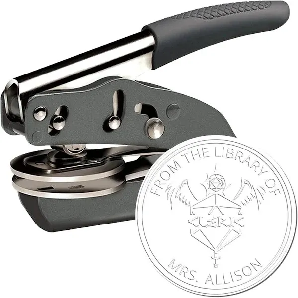 Customizable Library Seal Embosser